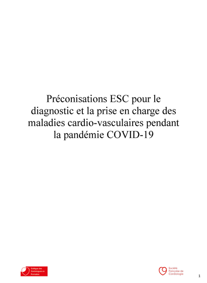 Choc électrique externe programme  Société Française de Cardiologie