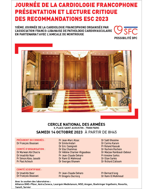 affiche journee cardiologie francophone 2023